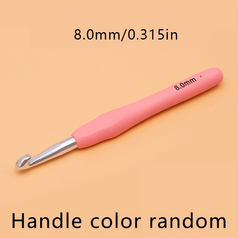 TEMU 1pc Crochet Hooks, Professional Extra Long 2mm Crochet Hooks, Ergonomic Handle Crochet Hooks Set For Beginners And Experienced Crochet Hooks