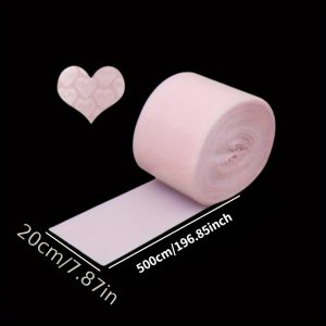 TEMU 1pc Love Thickened Shockproof Pad Packing Film Pink Heart-shaped Bubbles