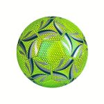 TEMU 1pc Vibrant Fluorescent Green Professional Soccer Ball – High-quality Pu For , Machine , Soccer Gear | Fluorescent Soccer Ball | Soccer Ball