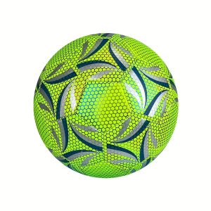 TEMU 1pc Vibrant Fluorescent Green Professional Soccer Ball - High-quality Pu For , Machine , Soccer Gear | Fluorescent Soccer Ball | Soccer Ball