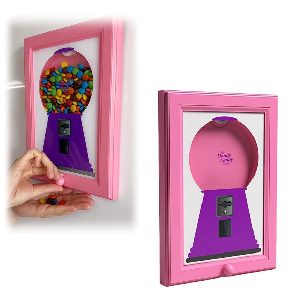 TEMU 1pc Wall Mounted Photo Frame Candy Dispenser, Photo Frame Shaped Candy Dispenser, Hanging Candy Photo Frame, Photo Frame Candy Twister,