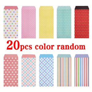 TEMU 20/40pcs Colorful Envelopes 10 Designs - Cash Envelopes, Small Envelopes, Cash Envelopes, Manila Envelopes, Coin Envelopes, Cards And Envelopes,