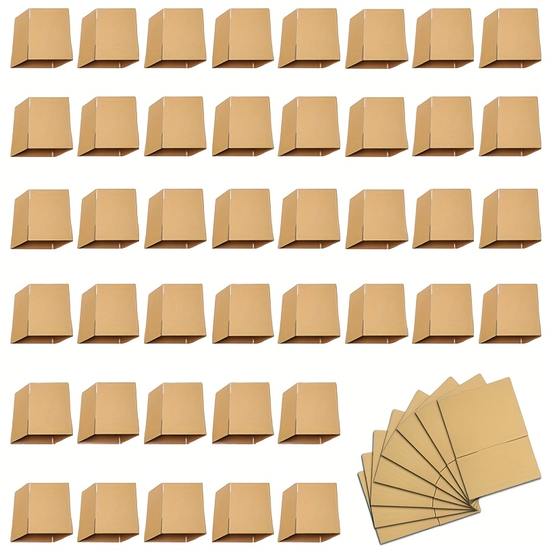 TEMU 20/50pcs Corrugated Cardboard Boxes, -11cm Shipping Packaging Boxes, Suitable For Transport, Safe Packaging, Storage Paper Boxes, Shipping