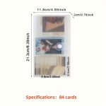 TEMU 3-inch Photo Album, Photo Storage Postcard Album, Movie Ticket Album, Card Memory Album, Storage Album, Valentine’s Day Album, Christmas