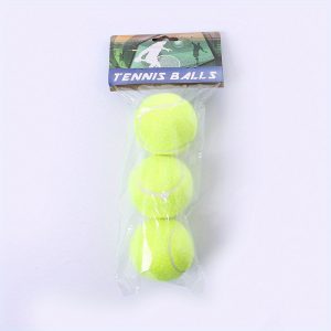 TEMU 3pcs Tennis Ball For Training And Competition, Tennis Ball Suitable For Beach, Park, Yard