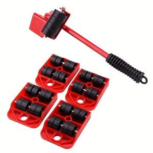 TEMU 4pcs Furniture Lifter Mover Tool 360 Degree Rotatable Sliders Furniture Lifter Furniture Sliders Heavy Duty Furniture Movers For Sofas