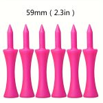 TEMU 50pcs Plastic Golf Tees, Durable Plastic Golf Tees – Improve Golf Game