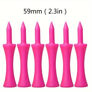 TEMU 50pcs Plastic Golf Tees, Durable Plastic Golf Tees - Improve Golf Game