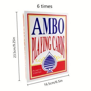 TEMU 6 Times 54 Cards/set Of Extra Large Playing Cards, Wedding Large Model Playing Cards, 4 Person Playing Cards