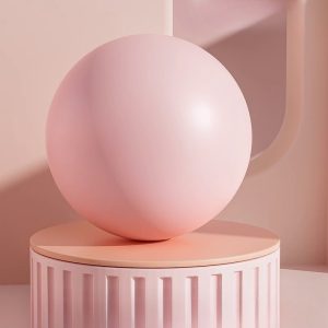 TEMU 9.84" & Pilates Ball - Extra Thick Stability Exercise Ball For , Balance Training, Pilates, Home Gym - Non-slip Surface, - Pink, Purple, Green -