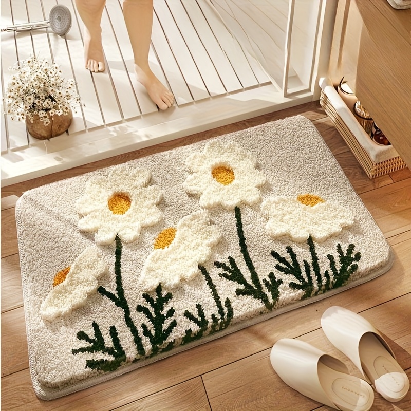 TEMU Anti Slip Floor Mat Doormat Absorbent Bathroom Mat Soft Durable Doormat Kitchen Mat Home Decoration