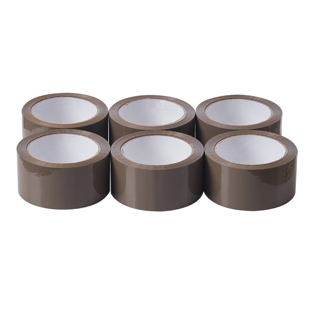 TEMU Brown Packing Tape - Packing Tape -6 Rolls (50mm X 60m) - Tape, Strong Brown Packing Tape For Packing Boxes, Safe Bonding Tape, Packing Tape For