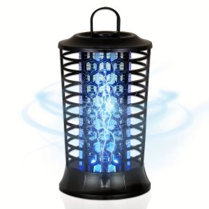 TEMU Bug Zapper, Zapper Fly Trap Killer Lamp Electronic Bug Zapper - And Fly Trap For Home, Garden, And Patio (black), Usb Plug, Abs Plastic
