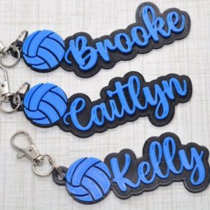 TEMU Custom Personalized Volleyball Bag Tags, Creative Volleyball Gifts, Volleyball Tag, Volleyball Gift, Volleyball Party Favor Bags, Back-to-