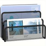 TEMU Daltack Mail Organizer For Desk, Desk Mail Organizer With 3-slot, Metal Desktop Mail Sorter, Metal Storage File Holder Letter Sorter Organizer