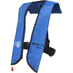 TEMU Eayson Inflatable Life Jacket Life Vest Basic Automatic (es609 Blue Automatic )