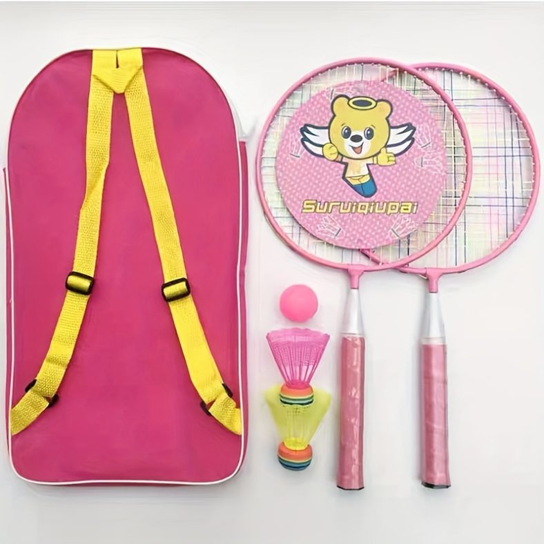 TEMU For Kids 2pcs With Children Outdoor Sports Toys Boy Girl Gifts Badminton For Kids Original Badminton Set Badminton Kids Small