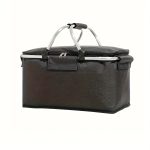 TEMU Large Capacity Insulated Cooler Basket With Handle – Waterproof Oxford Fabric Foldable Picnic Cooler, Cold For Camping, Bbq, Fishing, Hiking,