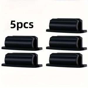 TEMU Lot de 5 porte-crayons en silicone, pince auto-adhésive pour bureau, maintien solide pour marqueurs, stylos à bille et crayons - créative