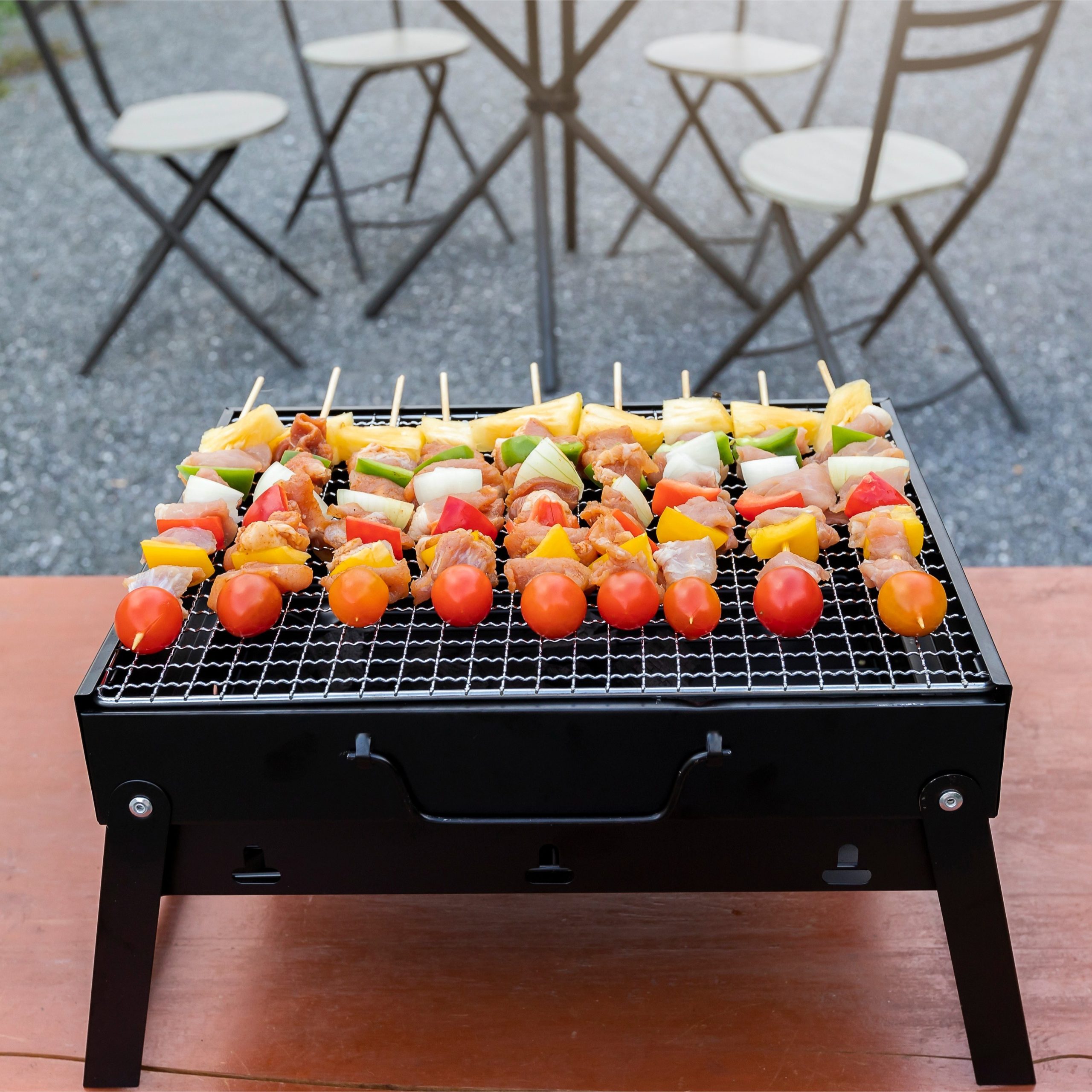 TEMU Portable Folding Grill - Suitcase