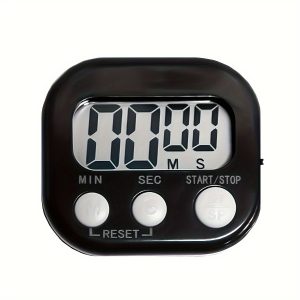 TEMU Portable Management Electronic Stopwatch Kitchen Timer Electronic Timer Silent Student Countdown Timer 1pc