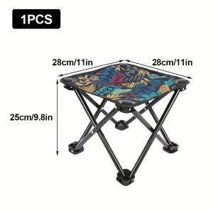 TEMU Premium Folding Chair Camping Chair Portable Foldable Chair Adult Heavy Duty Beach Fishing Chair Outdoor Equipment Hiking Chair Moon Chair Home