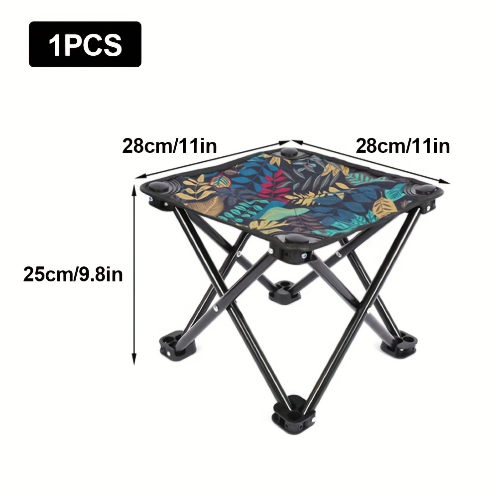 TEMU Premium Folding Chair Camping Chair Portable Foldable Chair Adult Heavy Duty Beach Fishing Chair Outdoor Equipment Hiking Chair Moon Chair Home