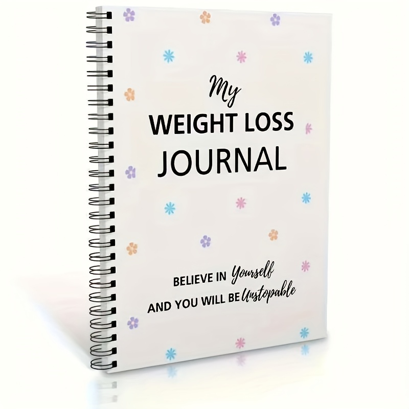 TEMU Schrauben Gewichtsverlust Journal und Fitness Planner - Täglicher und wöchentlicher Tracker, Schritt-für-Schritt Diät Plan, Motivierender Ziel