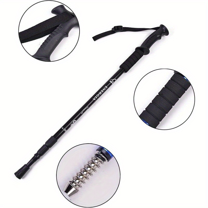 TEMU Walking Sticks Set:anti - Shock, Telescopic, Adjustable Trekking Hiking Poles Uk