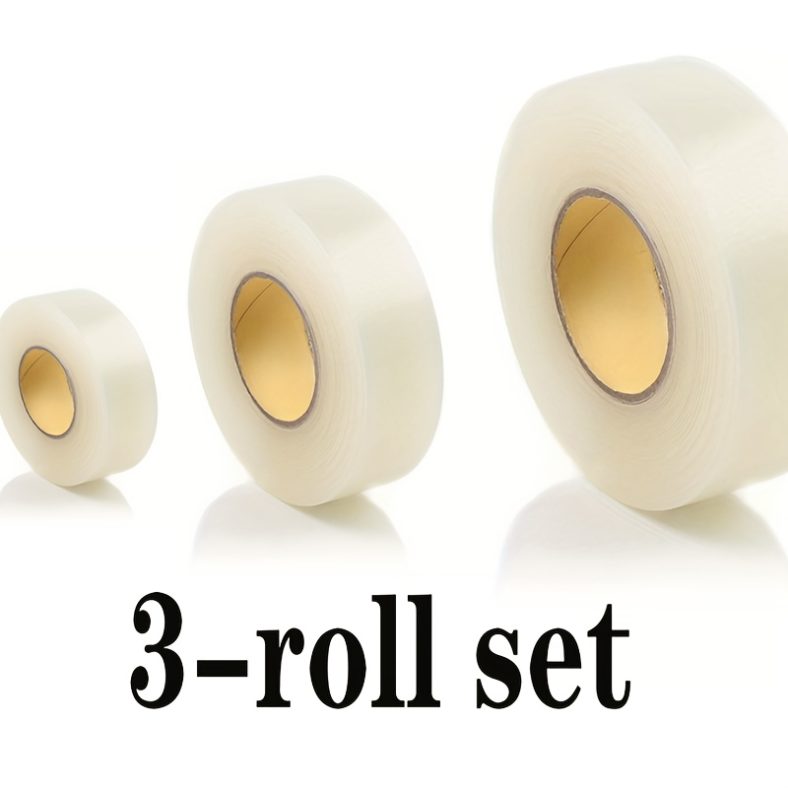 TEMU Yitape Hockey Tape – Strong Adhesive Roll For Sticks, Shin Guards, Socks – Transparent Pe Material, Easy To Apply, Sports Gear Accessories