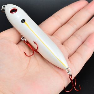 TEMU 1pc Pencil Fishing Lure, Plastic , 3.94inch/0.45oz, Outdoor Fishing Equipment