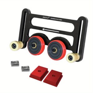 TEMU 1 Set Woodworking Roller Guides Feather Loc Board Precision Stock Guides Anti Rebound Safety Pushing Auxiliary Tool