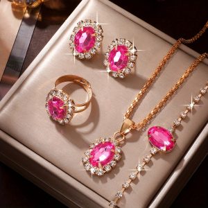 TEMU 5pcs Women's Fashion Jewelry Set