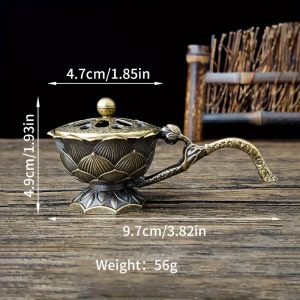 TEMU . für Lotus-Räucherstäbchenhalter, Multifunktionaler Räucherstäbchenhalter für Meditation, Zen-Meditation, Yoga, Freizeit,