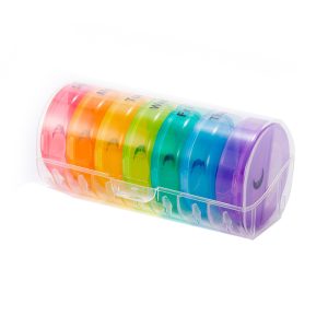 TEMU Large Capacity Weekly Pill Organizer For , 2 Times A Day, 7 Day Pill Box For Vitamins, Supplements, And Medications