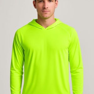 TEMU Men’ Protection Hoodie – Cooling, Moisture-wicking, Outdoor Activewear