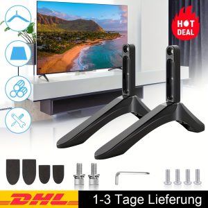 TEMU Universal Tv Stand With Screw Set Tv Base Feet Universal Tv Stand Tv Tv Stand Tv Table Stand Tv Base Stand
