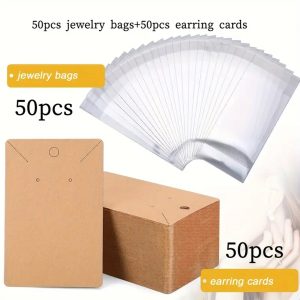 TEMU -pack Jewelry Display Opp Packing - Polypropylene , For , Necklaces, Supplies,jewelry Making Display & Packaging Supplies,beading&jewelry Making