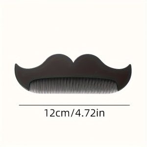 TEMU 12cm -shaped Comb, Unfragranced, Plastic For , Grooming Tool For Shaving And Removal Kits