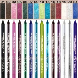 TEMU 14pcs Multi Color Smooth Eyeliner Durable Waterproof Eyeliner Stick