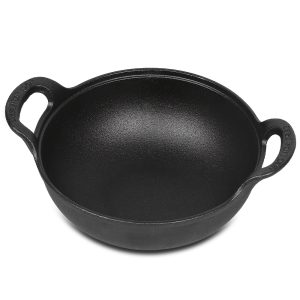 TEMU 1pc Cast Iron To Clean Durable Cookware With Handle Great For Outdoor Bbq And Camping, Rust-proof, Cookware, Camping Cookware Kitchen Supplies,