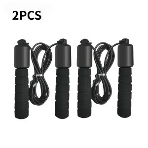 TEMU 2 Jump Ropes, With Digital Counter, Adjustable For Fitness And Weight Loss.
