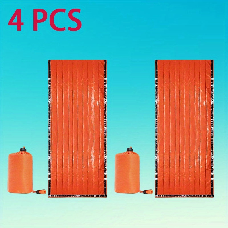 TEMU 4pcs (2 Sleeping Bags&2 Storage Bags)/2pcs (1 Sleeping &1 Storage ) Outdoor Envelope Style Sleeping | Multi Functional Travel Sleeping |