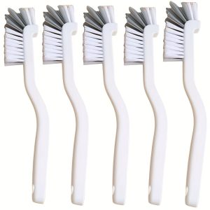 TEMU 5pcs Japanese 360° Cleaning Brushes - Suitable For Lobsters, Abalone, Kitchen Juicers, Soy Milk Machines, Blenders, Glass Cups, Pot Bottoms, Tea