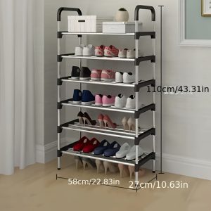 TEMU A Set Of Shoe Racks, Independent Shoe Racks, Easy-to-assemble Shoe Racks For Retail Shoe Stores, 6/7-layer Shoe Storage Racks For Entrances -