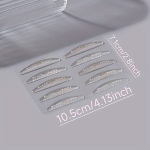TEMU Black Wings 5 Self-adhesive, Reusable Eyelash Lifting Pads, Eyelash Pads, Eyelash Curling Tools, Eyelash Curling , Eyelash Curlers, Eyelash