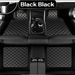 TEMU Car Floor Mats Universal 4pcs Set Quilted Car Floor Mats Ordinary Simple Car Floor Mats
