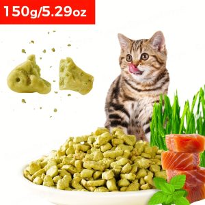 TEMU , Cat Snacks, , Cat Grass Pellets, Dental Sticks, And Nutritional Supplements For Hairball Control.