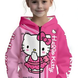 TEMU Fashionable Girls' Zip-up Hoodies, Casual And Sporty, Versatile Styles.