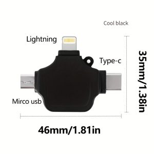TEMU iPhone OTG-Adapter, Lightning auf USB-Stecker-Adapter, geeignet für Dongles, Kameras, Kartenleser, USB-Sticks, Mäuse, Tastaturen, Hubs,